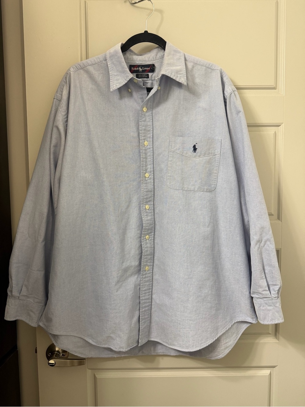 Ralph Lauren Light Blue Button-Down Oxford Shirt